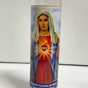 Sacred Heart of Mary Prayer Candle